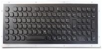 INT-CTR-K04-R01(S4Y) Промышленная клавиатура из нержавеющей стали, гальваническое покрытие из черного титана, врезная