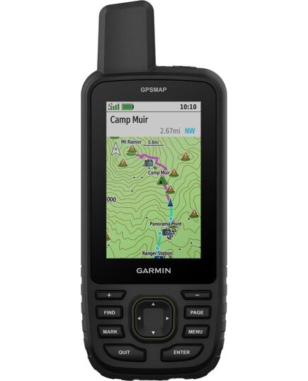 Портативный навигатор Garmin GPSMAP с картой на экране